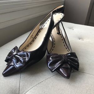 Enzo Angiolini Ruby Red slingbacks